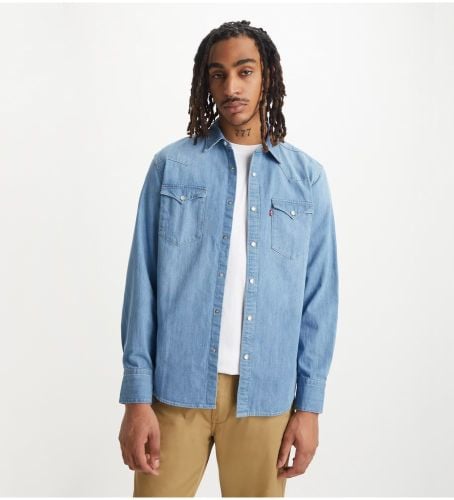 Til mænd. 85744-0047 Barstow standard fit skjorte (S), Casual, Bomuld, Lange ærmer - Levi's - Modalova