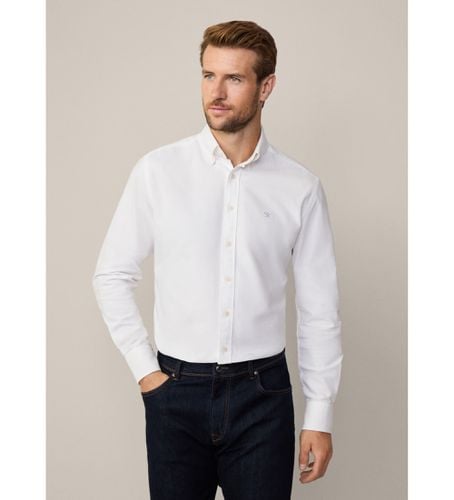 Til mænd. HM309361 Slim fit oxfordskjorte (XXL), Casual, Party, Bomuld, Klassisk, Lange ærmer - Hackett London - Modalova