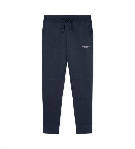 Til mænd. HM581161 Navy Jogger bukser (XS), Casual, Polyester, Blå - Hackett London - Modalova