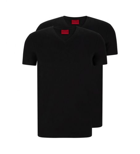 Til mænd. 50325417 Pakke 2 T-shirts Peak Collar (M), Casual, Bomuld, Korte ærmer, Bæredygtig - HUGO - Modalova