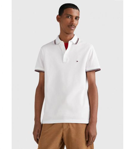 Til mænd. MW0MW30750 Polo 1985 Slim (L), Casual, Korte ærmer, Økologisk bomuld, Bæredygtig - Tommy Hilfiger - Modalova