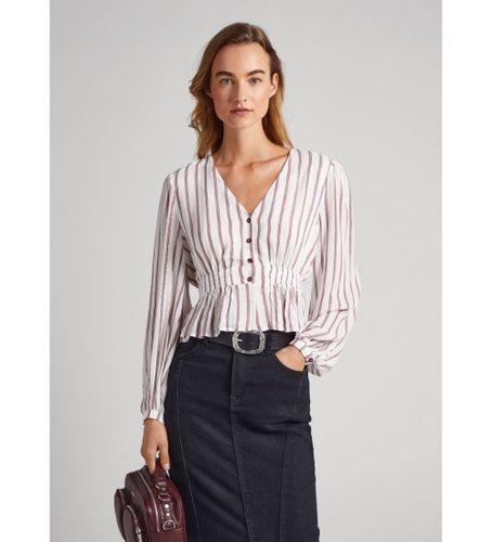 Til kvinder. PL304617 Gem Shirt , (L), Casual, Viscose - Pepe Jeans - Modalova