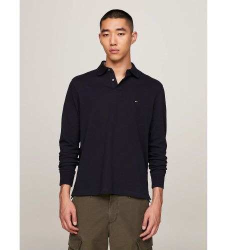 Til mænd. MW0MW20183 1985 Collection poloshirt (S), Casual, Lange ærmer, Økologisk bomuld, Bæredygtig - Tommy Hilfiger - Modalova