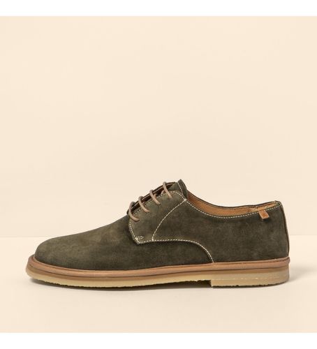 Til mænd. 2595211FE005_0G3 N5952 Silk Suede grønne lædersko (40), Fast, 1-3 cm, Blonder, Casual - El Naturalista - Modalova