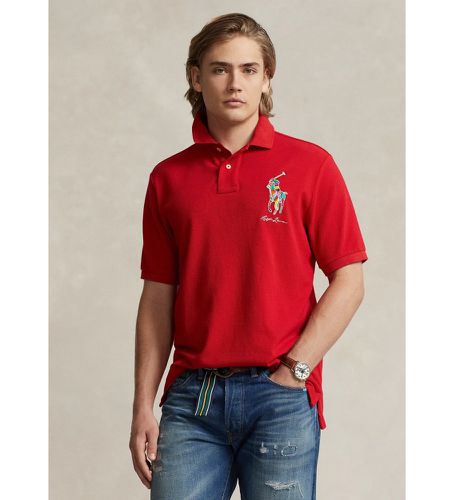 Til mænd. 710926413001 Classic Fit pique polo shirt med Big Pony (S), Casual, Bomuld, Klassisk, Korte ærmer - Polo Ralph Lauren - Modalova