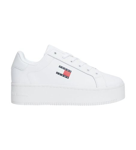 Til kvinder. EN0EN02518 Hvide plateausko i (36), 5-8 cm, Blonder, Casual - Tommy Jeans - Modalova