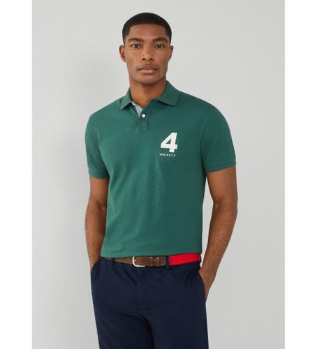 Til mænd. HM563264 Heritage Number poloshirt (S), Casual, Bomuld, Korte ærmer - Hackett London - Modalova