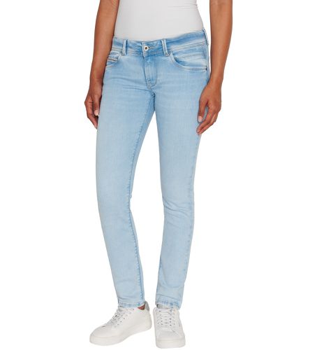 Til kvinder. PL204585XW4 slanke jeans (29/30), Casual, Bomuld, Denim, Bæredygtig - Pepe Jeans - Modalova