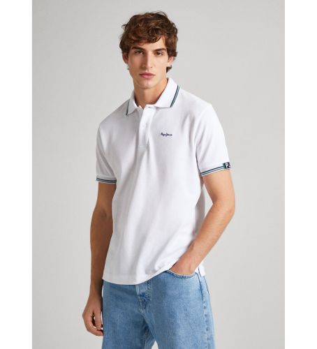 Til mænd. PM542156 Harley polo shirt (XL), Casual, Bomuld, Korte ærmer, Bæredygtig - Pepe Jeans - Modalova