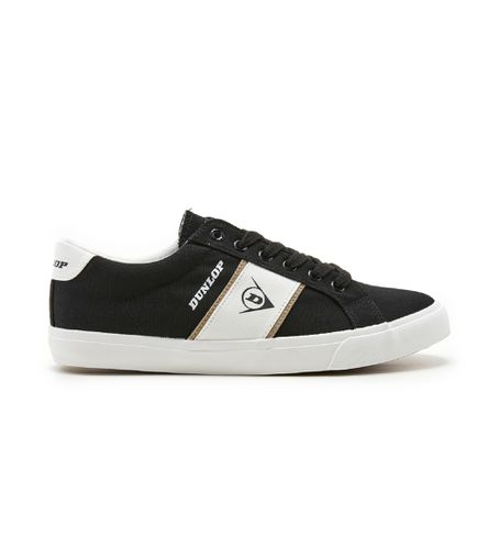 Til mænd. 35967 Sorte sneakers i lærred (43), Stof, Fast, Blonder, Casual - Dunlop - Modalova