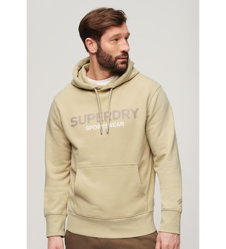 Til mænd. M2013520A Løs sweatshirt med hætte og logo Sportswear (L), Casual, Bomuld, Lange ærmer - Superdry - Modalova