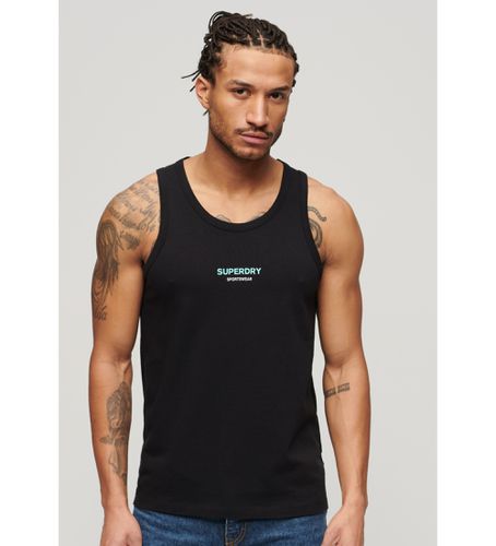 Til mænd. M6010802A Sportswear relaxed fit tank top (L), Casual, Bomuld, Uden ærmer/stropper - Superdry - Modalova