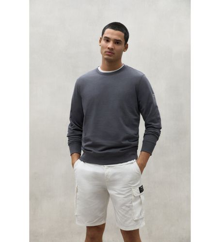 Til mænd. MCMGASTWARRE0861S24-179 Warren navy sweatshirt (XXL), Casual, Lange ærmer, Økologisk bomuld, Bæredygtig, Blå, Genbrugsbomuld - ECOALF - Modalova