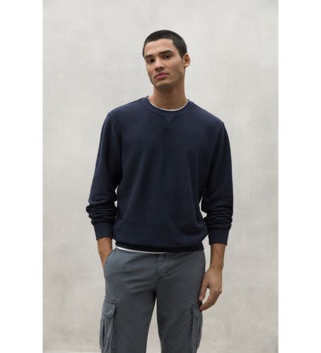 Til mænd. MCMGASTNEWAR0863S24-161 Sweatshirt Newark navy (M), Casual, Lange ærmer, Økologisk bomuld, Bæredygtig, Blå, Genbrugsbomuld - ECOALF - Modalova