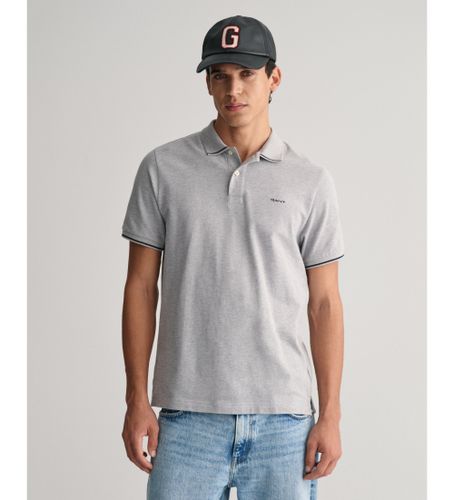 Til mænd. 2062034 Pique-poloshirt med piping (L), Casual, Bomuld, Korte ærmer - Gant - Modalova