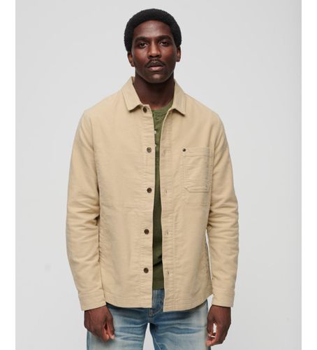 Til mænd. M4010681A Moleskin-overtrøje Merchant Store (M), Casual, Bomuld, Lange ærmer - Superdry - Modalova