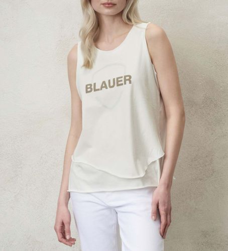 Til kvinder. 24SBLDH03322 Dobbelt tanktop (M), Casual, Bomuld, Uden ærmer/stropper - Blauer - Modalova