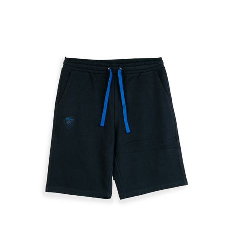 Til mænd. 24SBLUF07194 Shorts med blåt bånd (S), Casual, Bomuld - Blauer - Modalova