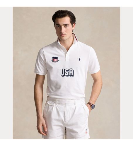 Til mænd. 710944666001 Classic Fit USA polo shirt (S), Casual, Bomuld, Korte ærmer - Polo Ralph Lauren - Modalova