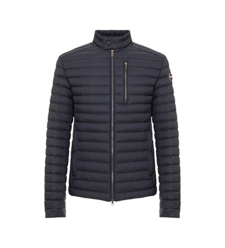 Til mænd. 1211 Navy bikerjakke med dun (50), Casual, Polyester, Blå - Colmar - Modalova