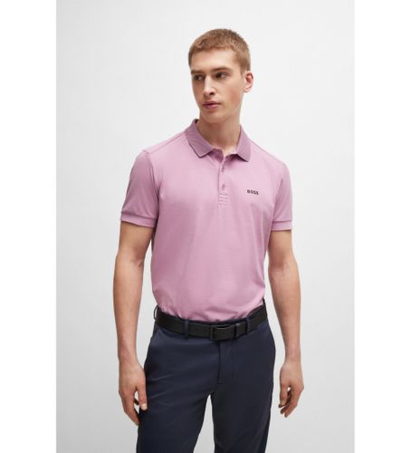 Til mænd. 50519855 Polo Paddy4 lyserød (XL), Casual, Pink, Bomuld, Korte ærmer - BOSS - Modalova