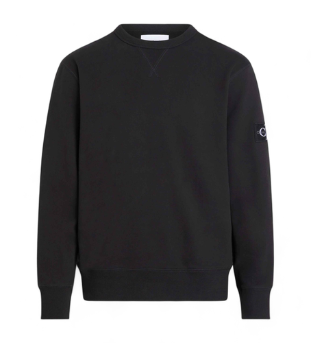 Til mænd. J30J323426 Badge sweatshirt (S), Casual, Bomuld, Lange ærmer - Calvin Klein Jeans - Modalova