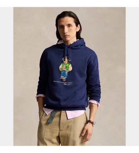 Til mænd. 710951621001 Season Bear navy sweatshirt (S), Casual, Bomuld, Lange ærmer, Blå - Polo Ralph Lauren - Modalova