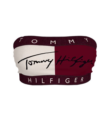 Til kvinder. UW0UW05608 Bandeau BH Logo , (L), Afslappet, Økologisk bomuld, Bæredygtig - Tommy Hilfiger - Modalova