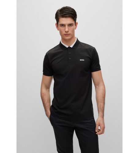 Til mænd. 50483246 Polo Paule Slim Fit (L), Casual, Bomuld, Korte ærmer - BOSS - Modalova