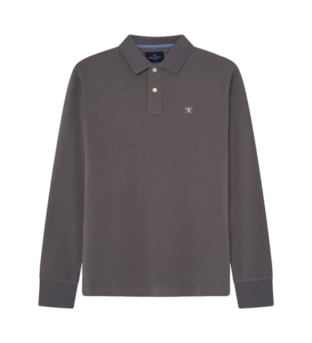 Til mænd. HM550887 Polo Slim Fit Logo (XXL), Casual, Bomuld, Lange ærmer - Hackett London - Modalova