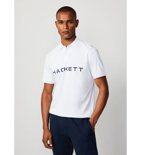 Til mænd. HM563332 Polo Hs Essential navy (XL), Casual, Bomuld, Korte ærmer, Blå - Hackett London - Modalova