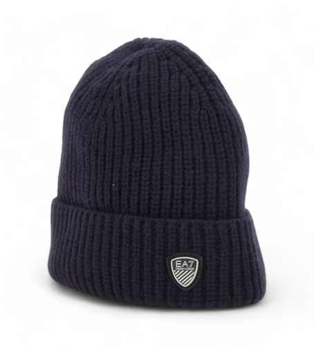 Unisex. 240131_4F202 Mountain Hat Logo navy (M), Casual, Bomuld, Blå - EA7 - Modalova