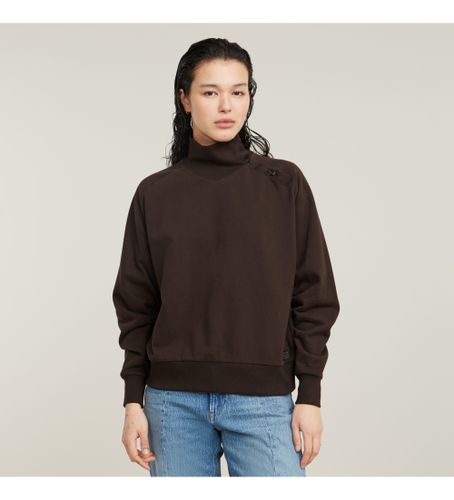 Til kvinder. D25296-D704-G692 Asymmetrisk sweater med knapper, (XS), Casual, Økologisk bomuld, Bæredygtig - G-Star - Modalova