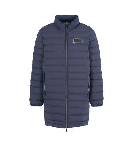 Til mænd. 6DPK12_PNHAZ Navy dunjakke (L), Casual, Polyester, Blå - EA7 - Modalova