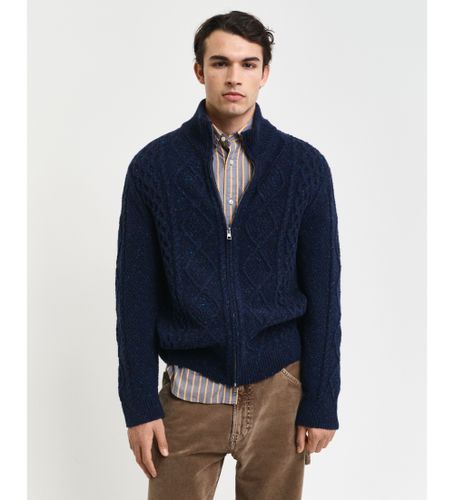 Til mænd. 8040201 Strikket cardigan med lynlås (XS), Casual, Bæredygtig, Genbrugsuld - Gant - Modalova