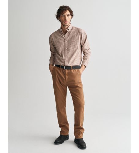 Til mænd. 1505228 Slim Fit strukturerede chino-bukser med tekstureret snøre (30), Casual, Bomuld - Gant - Modalova