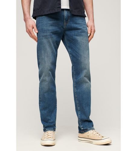 Til mænd. M7010887A Vintage straight fit slim fit jeans (32/32), Casual, Bomuld, Denim, Økologisk bomuld, Bæredygtig - Superdry - Modalova