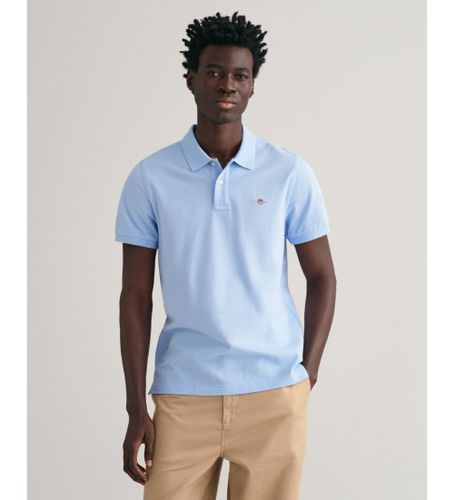 Til mænd. 2210 Regular Fit Shield piqué polo shirt (M), Casual, Bomuld, Klassisk, Korte ærmer - Gant - Modalova