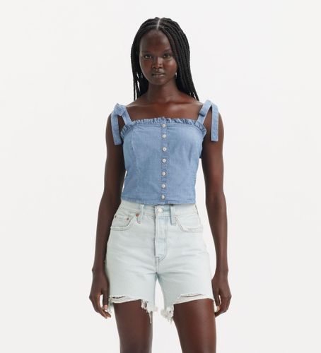 Til kvinder. A8680-0009 Bluse Luciana Letvægts (S), Casual, Bomuld, Uden ærmer/stropper - Levi's - Modalova