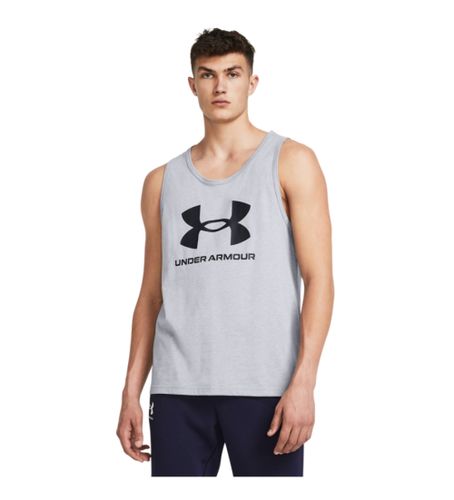 Til mænd. 1382883 Sportstyle Logo T-shirt (L), Bomuld, Løb, Multisport, Uden ærmer/stropper - Under Armour - Modalova