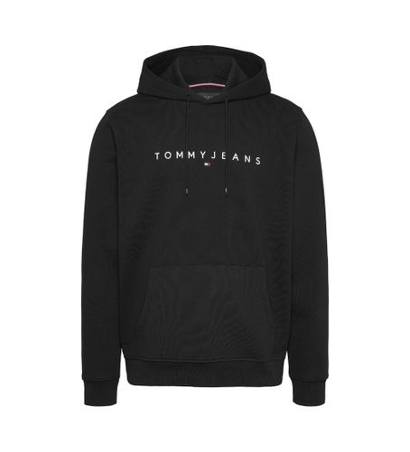 Til mænd. DM0DM20746 Reg Linear Logo sweatshirt (L), Casual, Økologisk bomuld, Bæredygtig - Tommy Jeans - Modalova