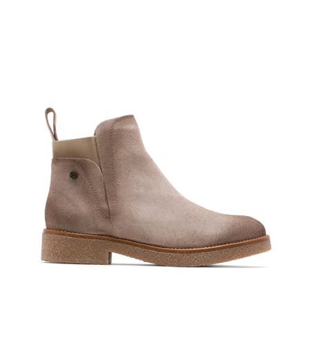 Til kvinder. 4600-036 Danna Elasticated Leather Ankle Boots (37), Læder, 3-5 cm, Ingen, Casual - Porronet - Modalova