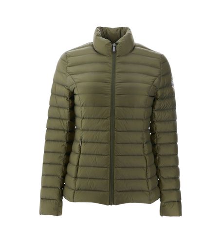 Til kvinder. P000WDOW02 Letvægtsdunfrakke Cha green (L), Casual, Grøn, Polyester - JOTT - Modalova