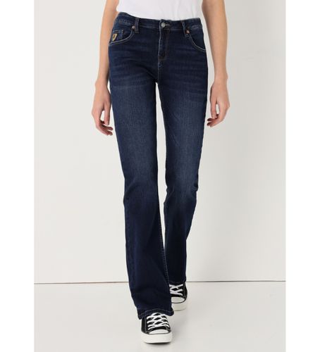 Til kvinder. 201172639 Jeans vasket Medium navy (25), Casual, Bomuld, Denim, Blå - Lois Jeans - Modalova