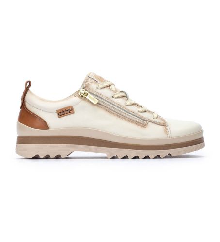 Til kvinder. W3W-6979C1 Sneakers i Vigo creme (35), Fast, 1-3 cm, Lynlås, Casual - Pikolinos - Modalova