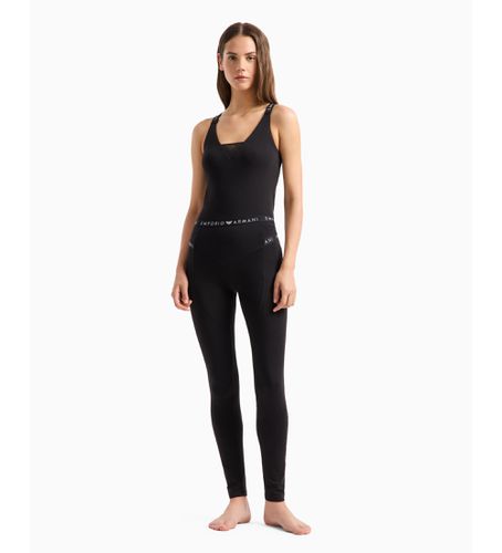 Til kvinder. 164728_4F227 Legging homewear Iconic Logoband (L), Afslappet, Økologisk bomuld, Bæredygtig - Emporio Armani - Modalova