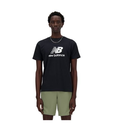 Til mænd. MT41502 Sport Essentials Logo T-shirt (S), Casual, Bomuld, Korte ærmer - New Balance - Modalova