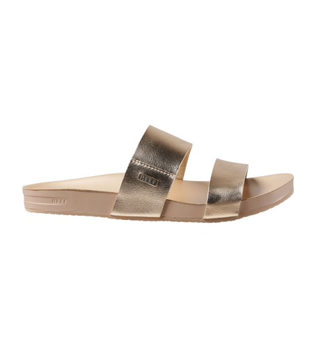 Til kvinder. CJ3657 Cushion Vista-sandaler i (38.5), Guldfarvet, Fast, Ingen, Casual - Reef - Modalova