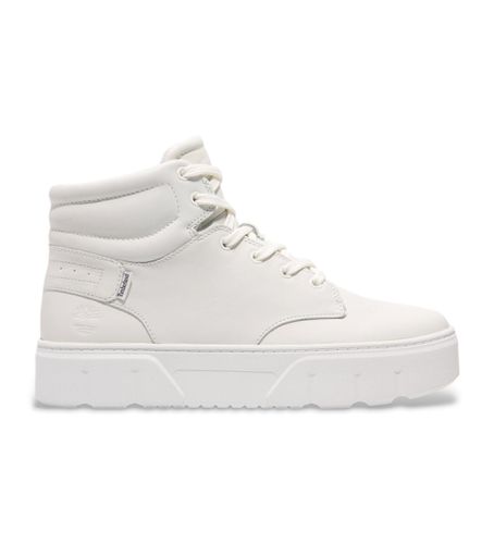 Til kvinder. TB0A27EKEM21 Laurel Court High Top lædersko (36 W), Fast, Blonder, Casual, Bæredygtig - Timberland - Modalova