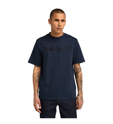 Til mænd. TB0A6VPE4331 Hampthon navy T-shirt (S), Casual, Bomuld, Korte ærmer, Blå - Timberland - Modalova